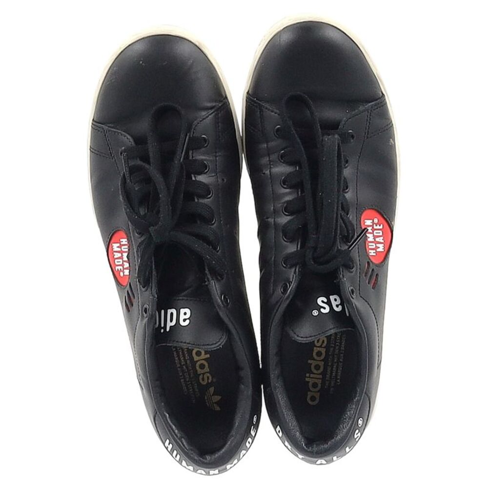 Adidas  x Human Made Stan Smith Low Top Sneakers in Black Leather - Picture 2 of 8